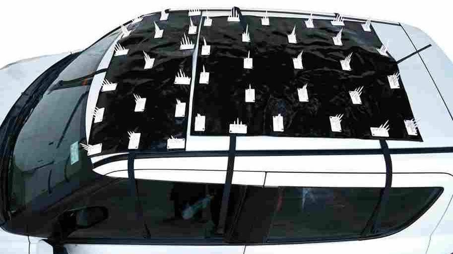car cover with spikes