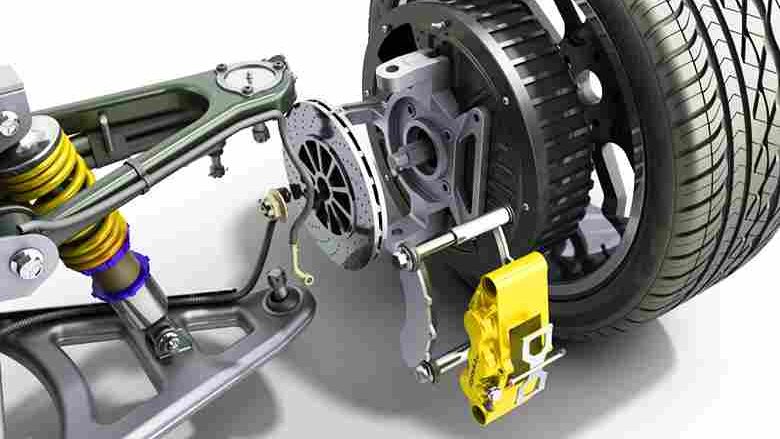 Car undercarriage components 