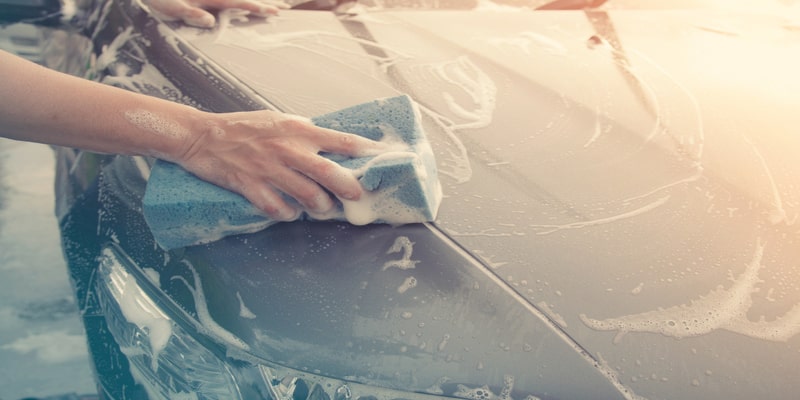 How to get grease off car paint