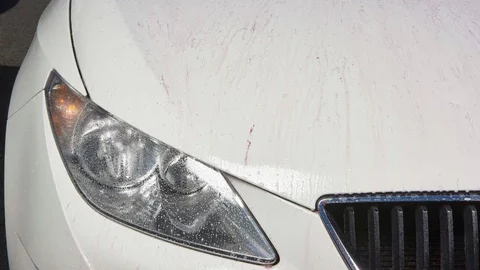 Why white spots on car paint occur